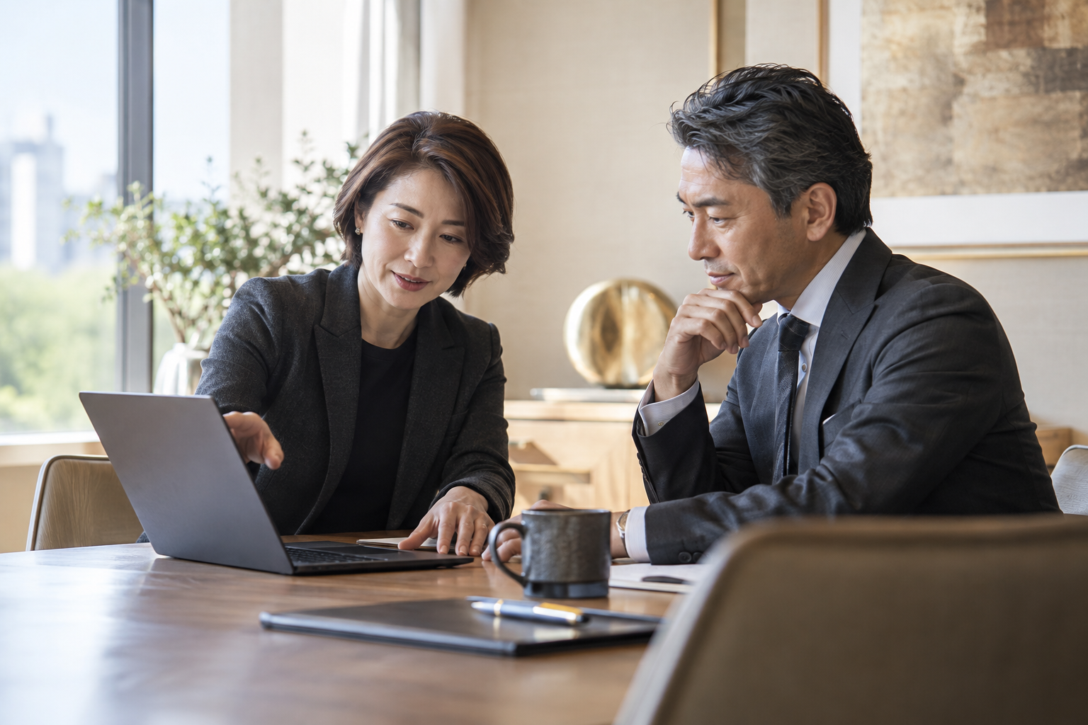 人材育成と個別支援のイメージ（AI生成）